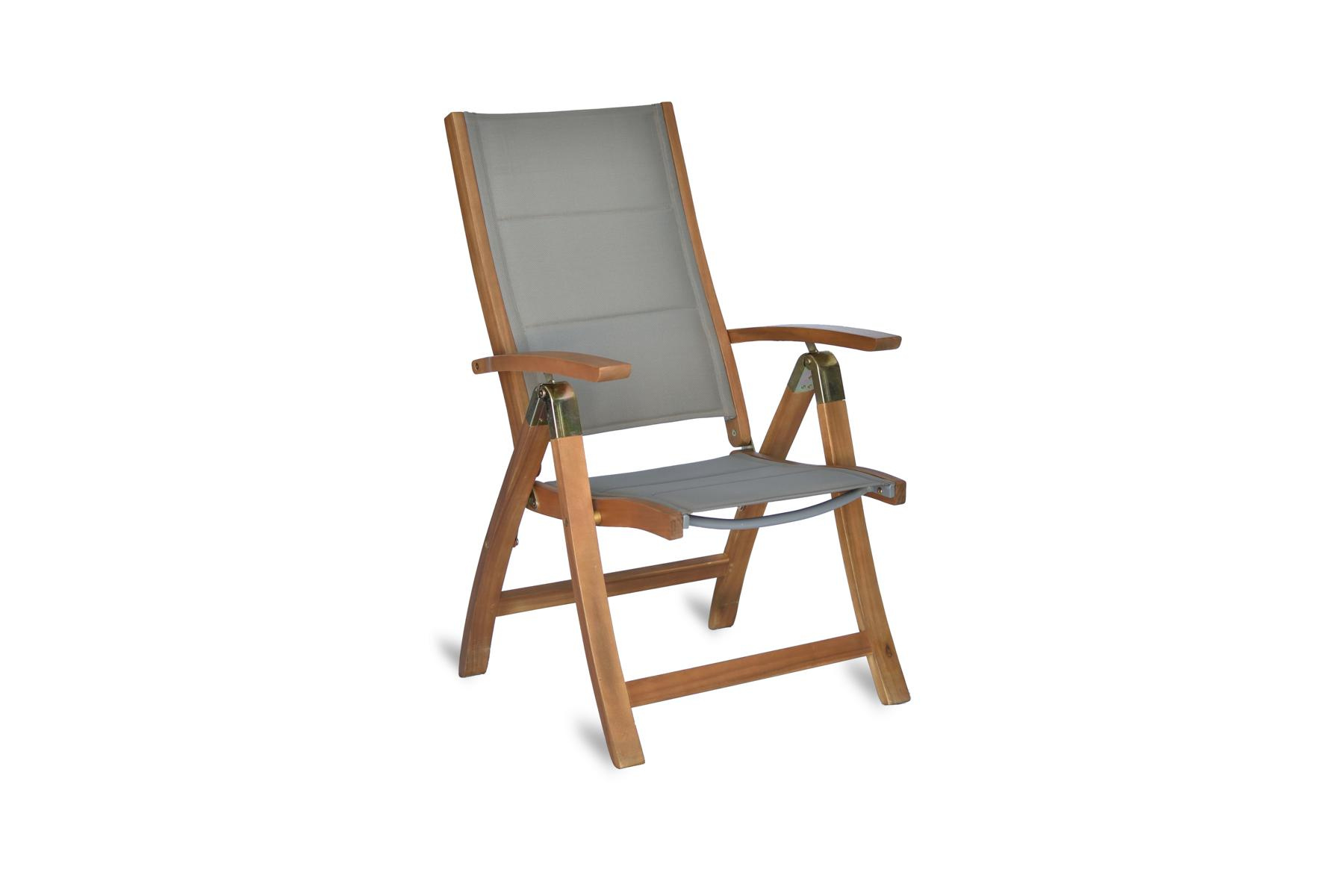 MERXXHANDELS Acapulco Klappsessel gepadded Akazie mit Textilen 16908974