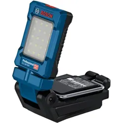 Bosch Professional, Arbeitsleuchte, Bosch GLI 18V-800 Professional Akku Leuchte 18 V 800 lm + 1x Akku 2,0 Ah - ohne Ladegerät (800 lm)