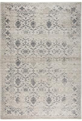 NAVATEXTURA Swagger Collection Grey Distress Medallion Rug