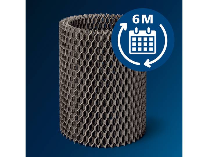 Befeuchtungselement PHILIPS FY1190/30 , grau, B:16cm H:16,7cm T:5,5cm, Filterkartuschen, Befeuchtungselement