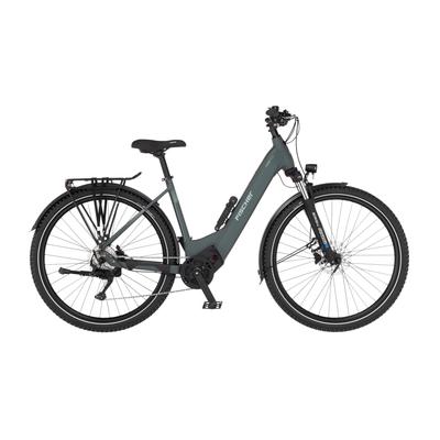 E-Bike FISCHER FAHRRAD "TERRA 6.8I 711 ULTIMATE" Gr. 43, grau, Elektrofahrräder, 43cm, 28 Zoll (71,12cm)