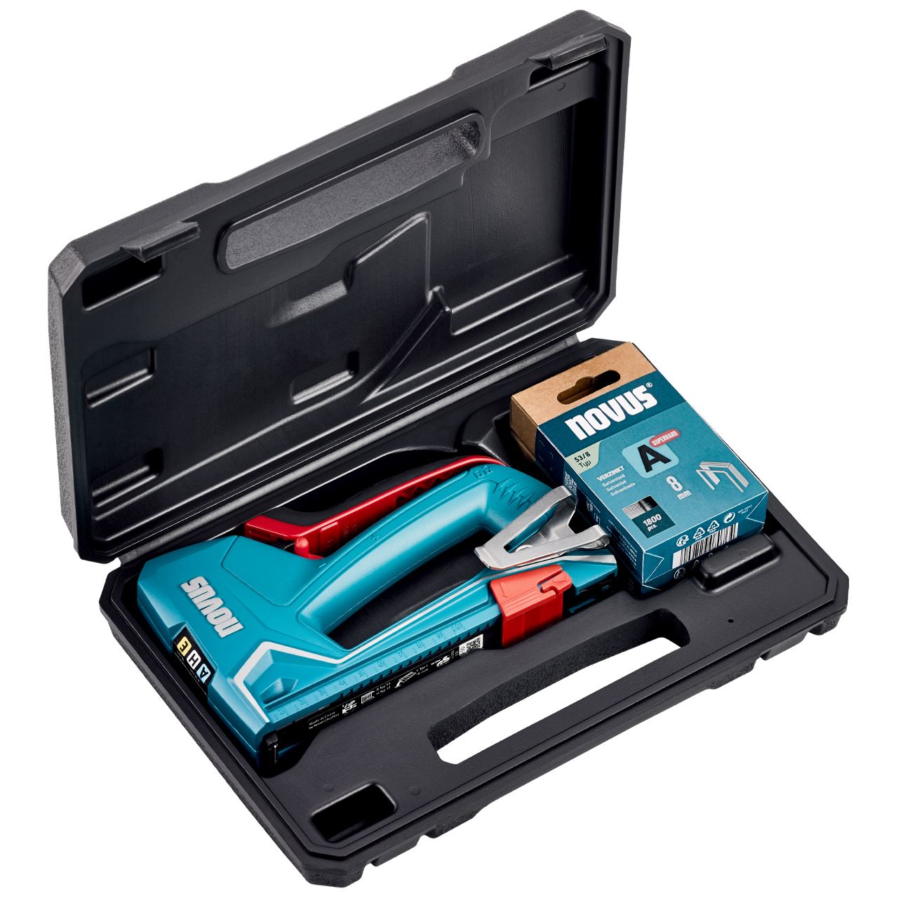 novus Handtacker J-50 Kofferset türkis, 1 Set