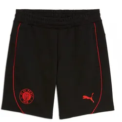 PUMA FC St. Pauli Casuals Sweatshorts Herren 07 - PUMA black/PUMA red XXL
