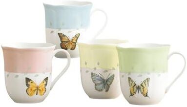 Lenox Butterfly Meadow 4-piece Mug Set Multi