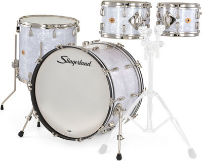 Slingerland "22" Radio King 4pc Kit WMP" White Marine Pearl