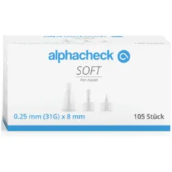 Alphacheck Soft Pen-Nadeln 0.25 Mm (31G) X 8 Mm 105 ST