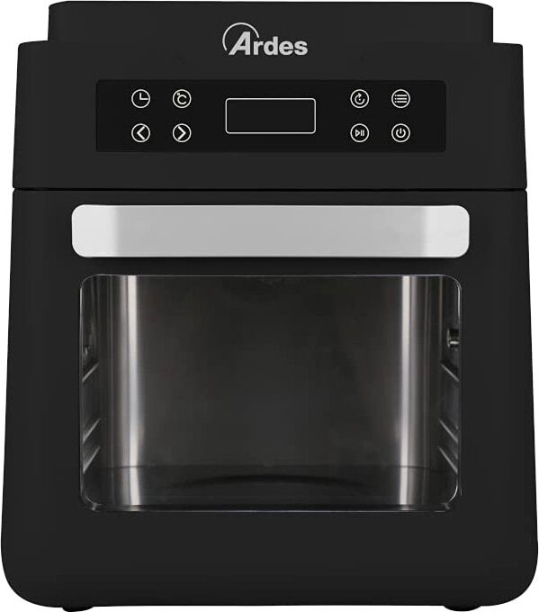 Ardes Ar1kp12000 Friggitrice Ad Aria Capacità 12 Litri Girarrosto Con 7 Programmi Colore Nero - Ar1kp12000 Friggisana Xxl