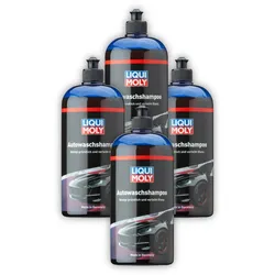 4x Reinigung LIQUI MOLY 1545 Auto-Wasch-Shampoo Lack Autowäsche Glanz Reiniger 1 L