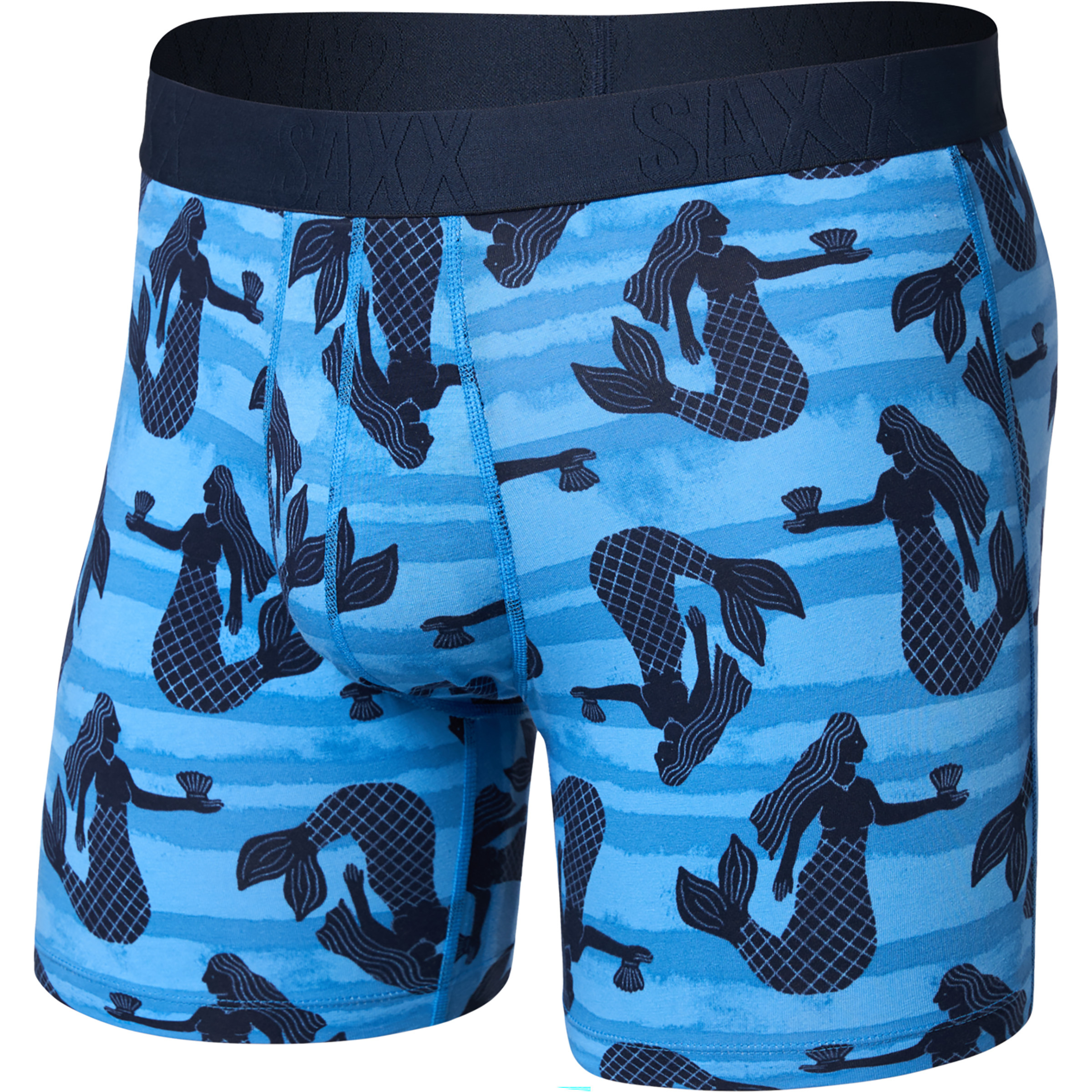 Saxx Underwear Droptemp Cooling Brief Fly Boxer Herren Kurze Unterhose blau Größe S Hautfreundlich