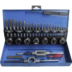 Kunzer, Gewindeschneider + Gewindebohrer, Gewindeschneidsatz Metrisch innen/aussen