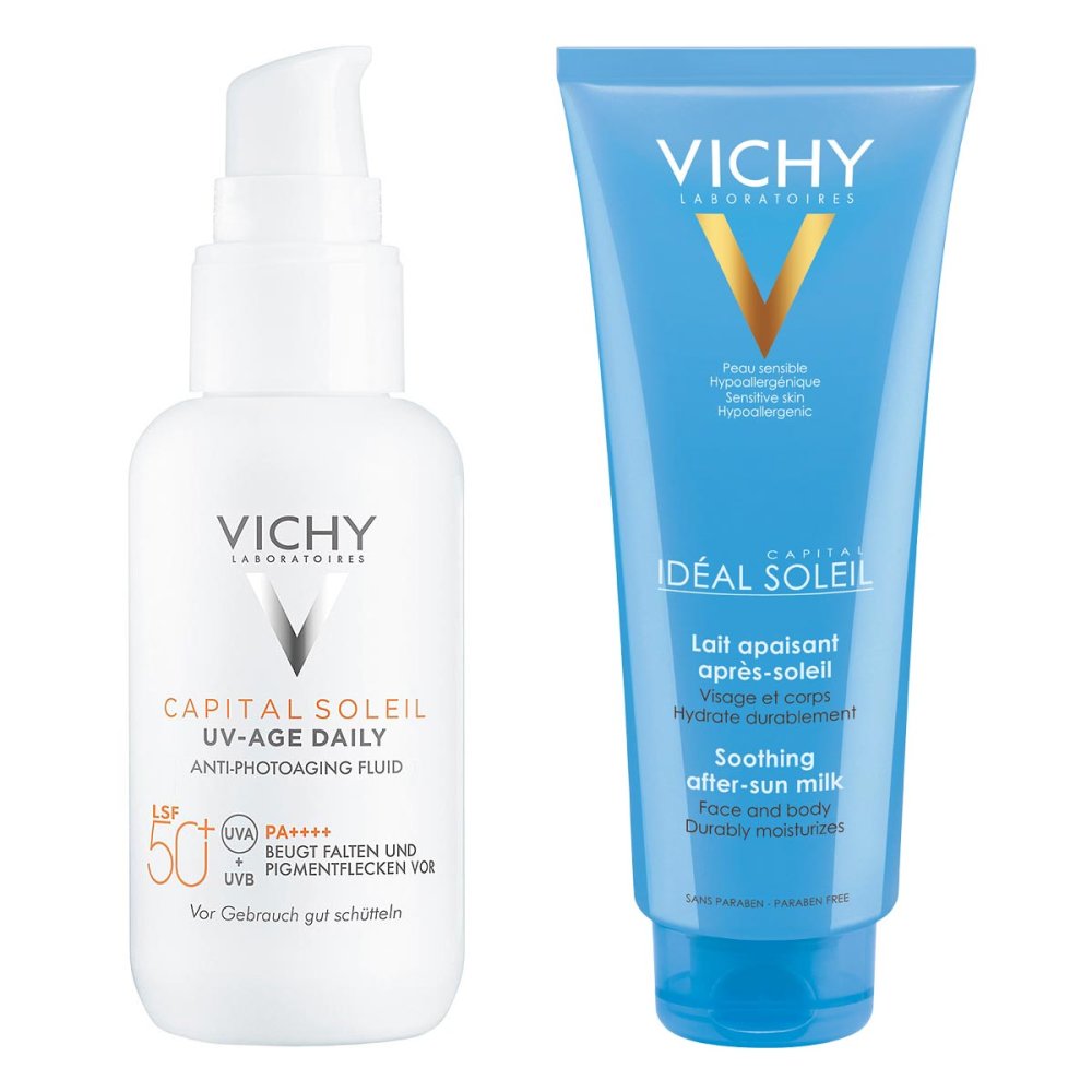 L'Oreal Deutschland GmbH Geschäftsbereich VICHY Vichy Uv-age Daily Lsf 50+ Sonnenfluid + Capital Soleil Milch 08102910