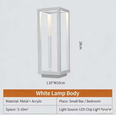 Inspire Picks Modern European Rechargeable LED Table Lamp Wireless Ambient Lighting For Home & Restaurant Decor white