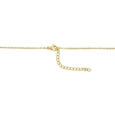 Kette ohne Anhänger ADELIA´S "Halskette mit Anhänger – aus Edelstahl", gold, Halsketten, Damen, 48cm, Edelstahl, Geschenkidee: zeitlos und vielseitig