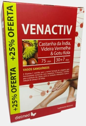 DIETMED® VENACTIV (60+25%)75 CAPSULAS