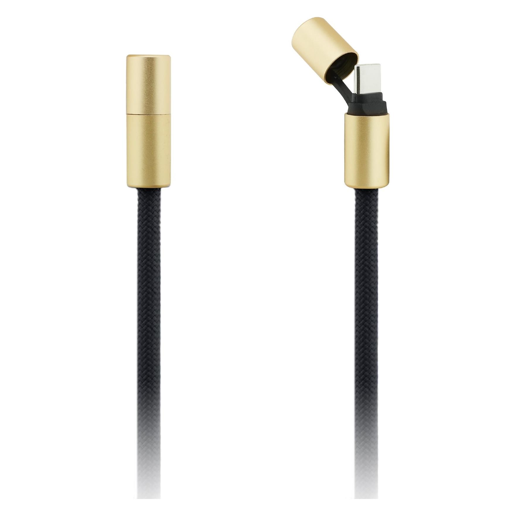 Guess 4G Smartphone Lanière mit integriertem USB-C Schnelllade-Kabel und Charm (GUCCUCNY4GDK)