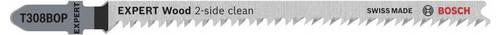 Bosch Accessories 2608902484 EXPERT Wood 2-side clean T308BOP Stichsägeblatt, 3-tlg. 3St.