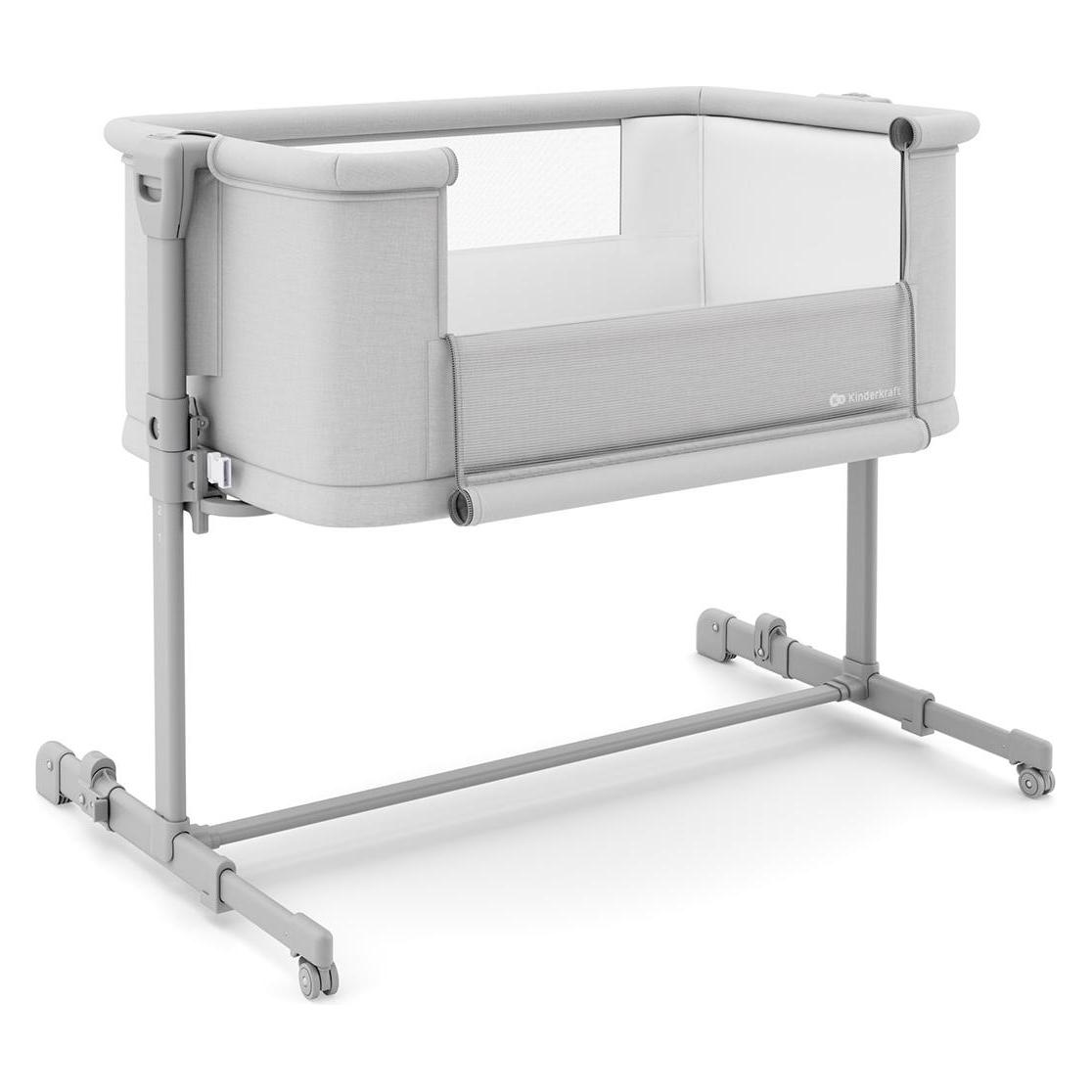 KinderKraft Co-sleeping crib NESTEE GROW 2 light grey (69189813)