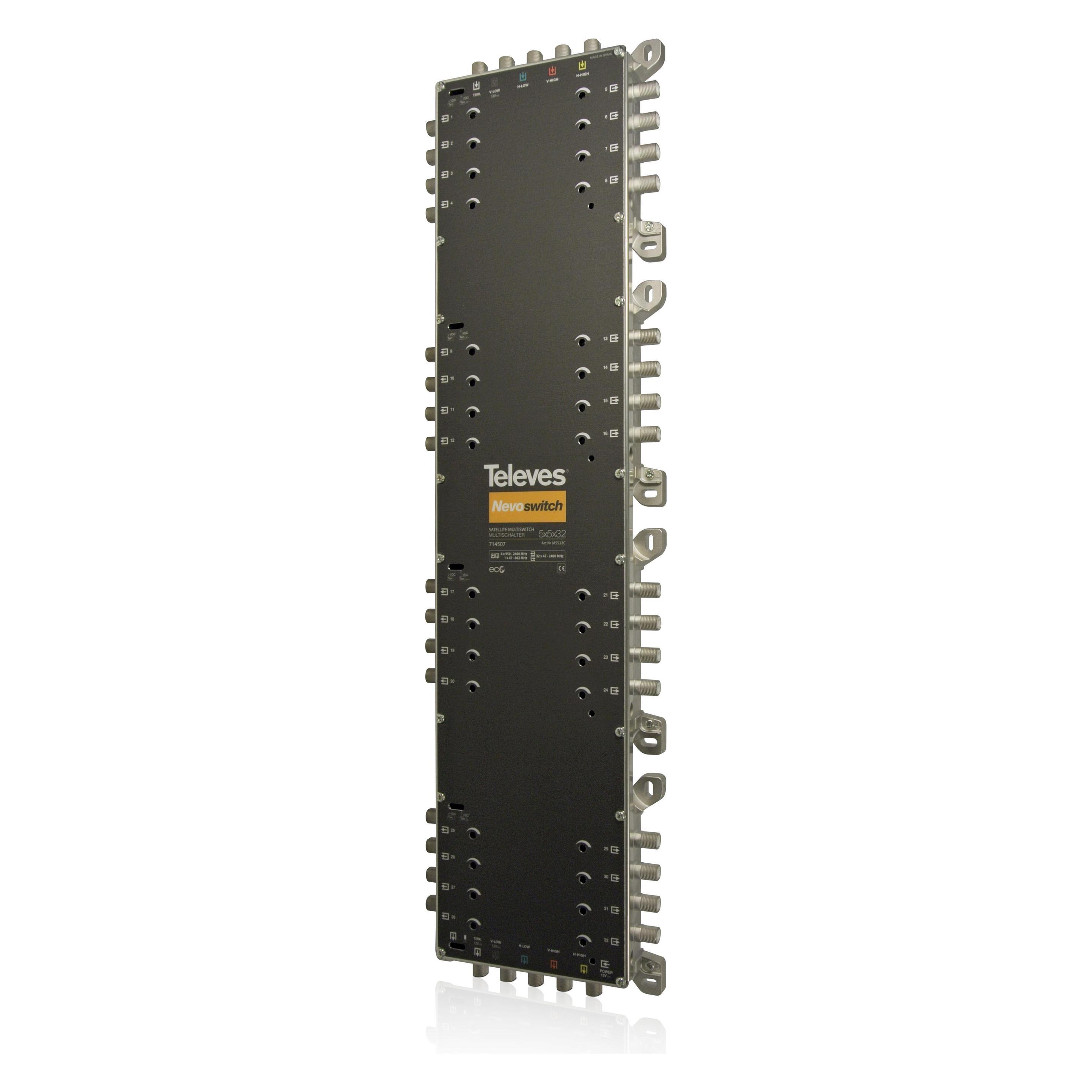 Televes Multischalter 12,70cm (5") 32 Guss NEVO recpower kask. MS532C (Multischalter) (MS532C)