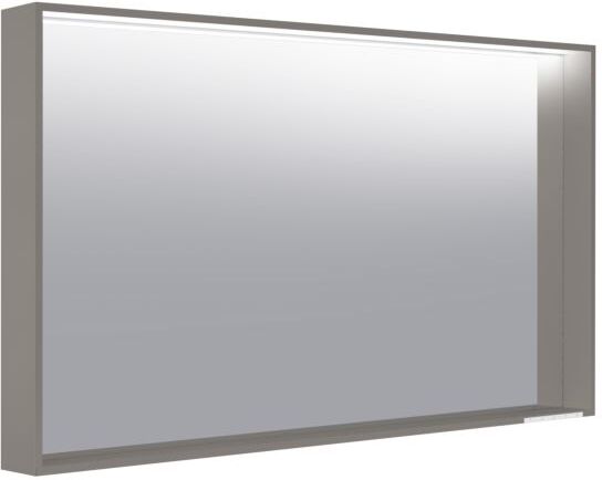 Keuco X-Line Lichtspiegel 33297293500, Inox, 1200x700x105mm, mit LED-Beleuchtung