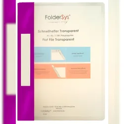 FSY Schnellhefter, Transparent, lila, 1 Stück