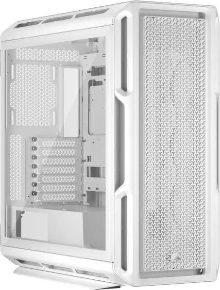 PC Gehäuse, Corsair 5000T, ATX Midi-Tower, Weiß, Kompatibel mit ASUS BTF, MSI Project Zero, Gigabyte Project Stealth
