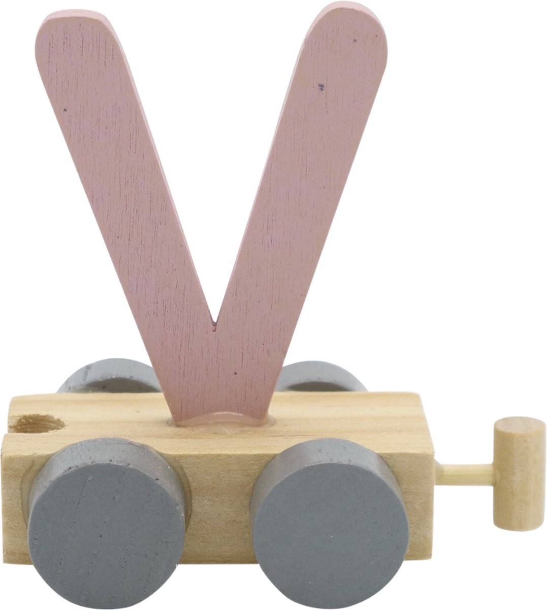 Charl's Toys Lettertrein V roze