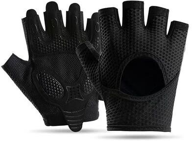 Uplift Essentials Pro Grip Anti Vibration Fitness Handguards black m