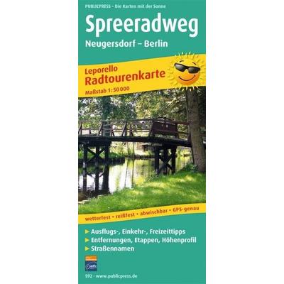 Publicpress Leporello Radtourenkarte Spreeradweg, Neugersdorf, Berlin 1:50.000, Sonstige von , KOMPASS Freytag & Berndt, 978-3-89920-592-3