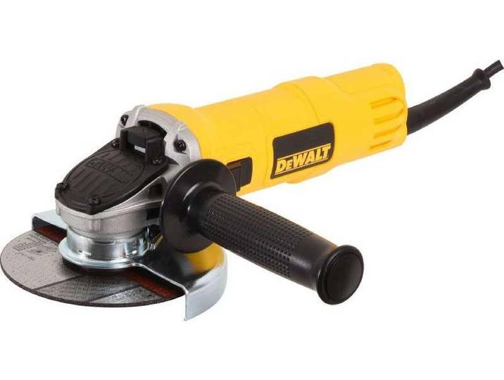 Meuleuse Ø125mm 800W DEWALT DWE4057-QS avec système anti-redémarrage
