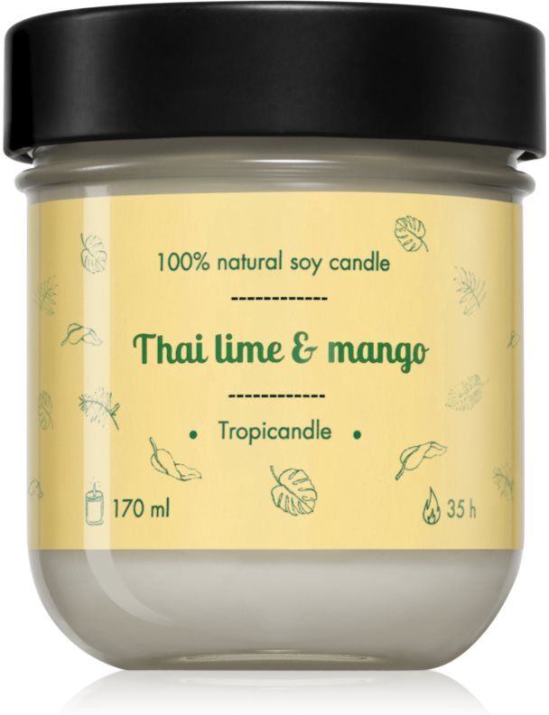 Tropicandle Thai Lime & Mango scented candle 170 ml