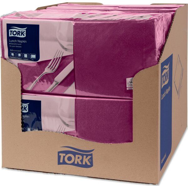 Tork Frokostserviet, 2-Lag, Lilla, 200 Stk