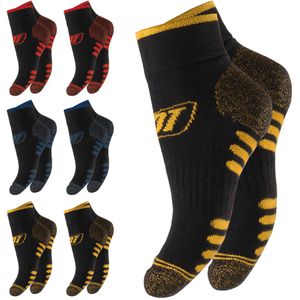 MT Socken Work, schwarz, 6 Paar, Sneaker Socken, Baumwolle, Größe 39 - 42