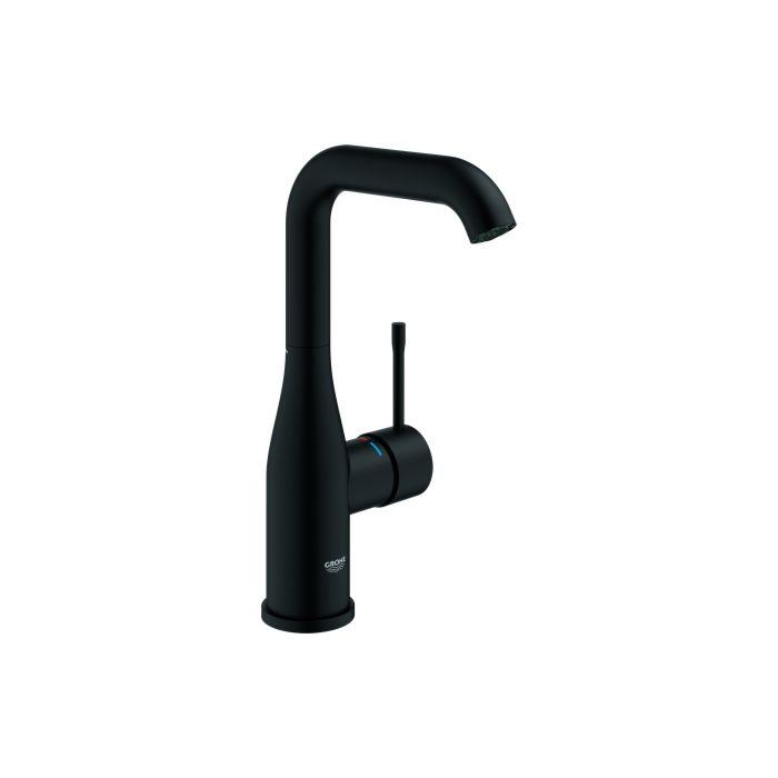 Grohe Essence Einhebel-Waschtischarmatur 24177KF1 L-Size glatter Körper phantom black