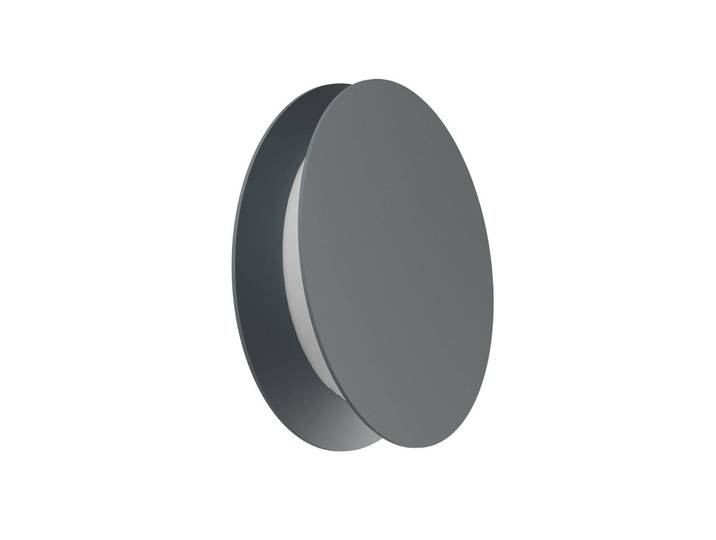 Linea Light Wandlampe Yo-Yo, dimmbar, alu / grau / zink, für Wohn- / Esszimmer, Aluminium, LED Wandleuchte, Wandlampe Innen