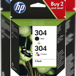 HP 304 DRUCKPATRONE 2-PACK