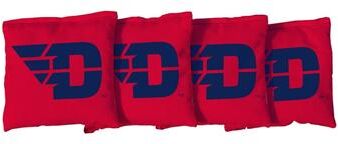 Skip's Garage Dayton Red Cornhole Bags