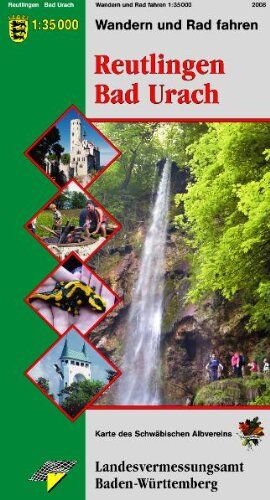 Landesamt für Geoinformation und Landentwicklung Baden-Württemberg (LGL) - Reutlingen Bad Urach: Wandern und Radfahren 1:35000 - Preis vom 09.10.2026 07:28:09 h