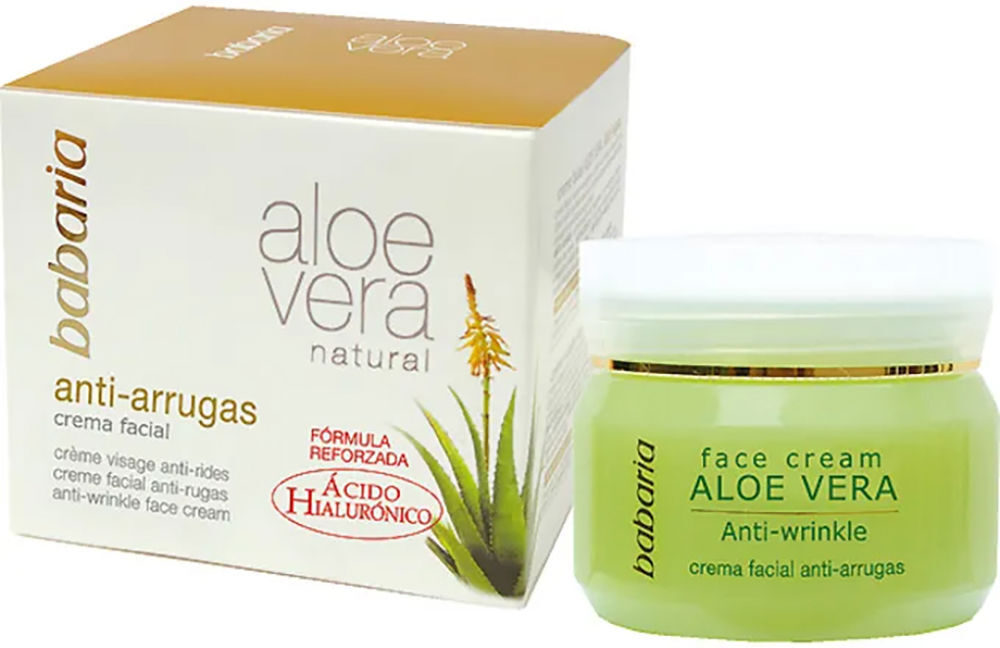 Babaria Crème anti-rides Aloe Vera 50 ml