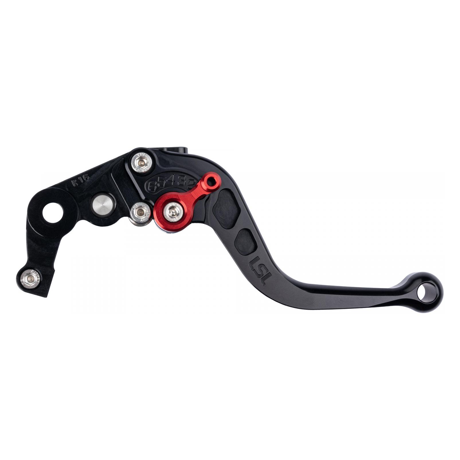 LSL Bremshebel Classic R16R, schwarz/rot, kurz (Black) (200SR16RSWRT)