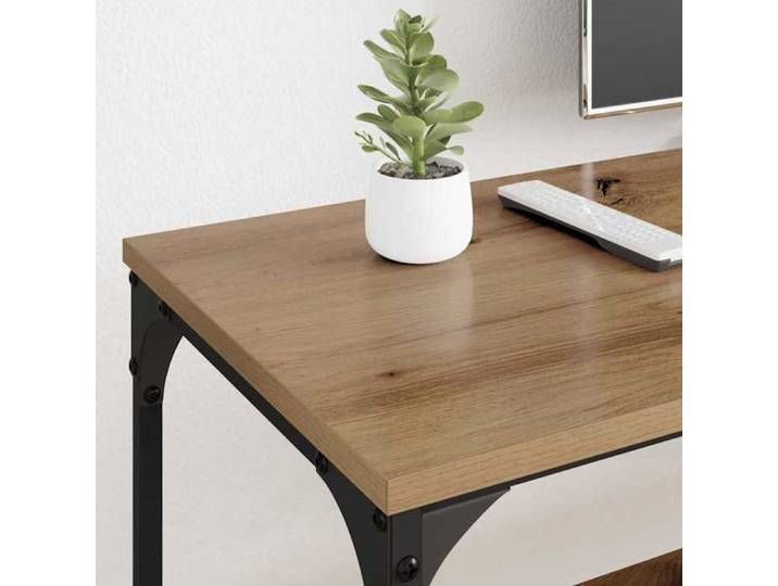 Cabinet TV - Marron - Meuble TV pour Télévision - 1 PC - Chêne artisanal 201x35x45 cm T2151