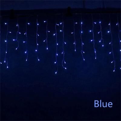 Uplift Picks 5M Waterfall LED Christmas Lights With 8 Modes blue 110v (us Plug)