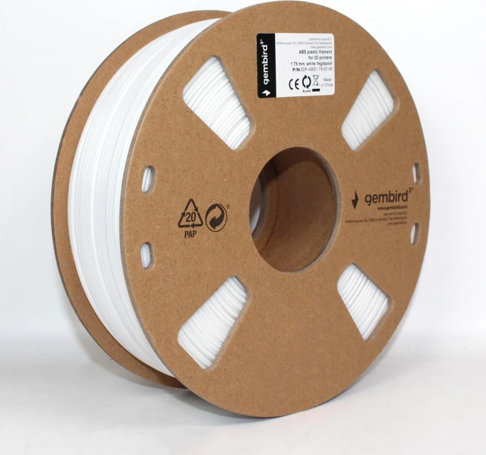 Gembird Filament ABS Weiß