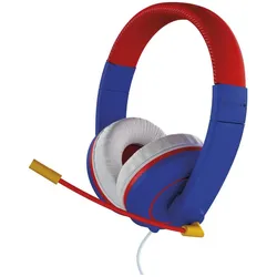 Gioteck XH-100S Wired Stereo Headset (Blue/Red) (Kabelgebunden), Gaming Headset, Blau, Rot