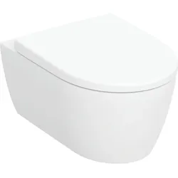 Geberit iCon Set Wand-WC mit WC-Sitz, Rimfree Tiefspüler, geschl., T:53cm, weiß,...