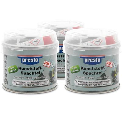 Presto 3x 250g Kunststoffspachtel [Hersteller-Nr. 601460]