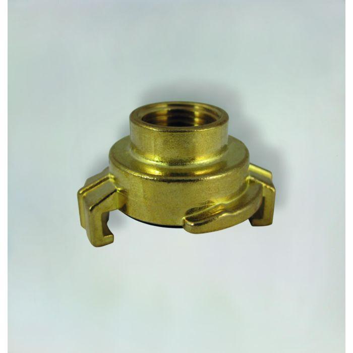 Fukana Schnellkupplung mit Innengewinde 33105 messing, 1 1/2" IG (innen ca. 45mm), Geka kompatibel