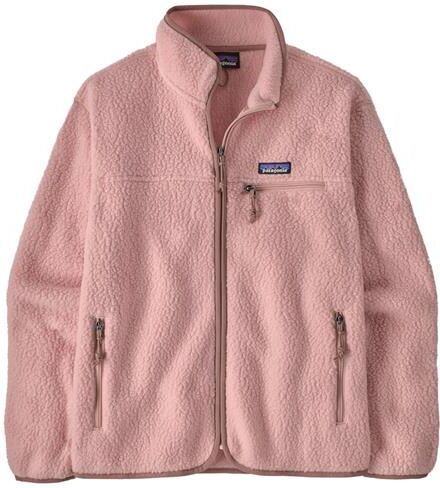 Patagonia Womens Retro Pile Jacket, Fuzzy Mauve S