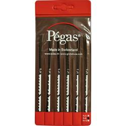 Pegas PS906x6DI 1 Set Laubsägeblätter-Set 6tlg.