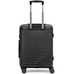 Redolz Essentials 05 CABIN 4 Rollen Kabinentrolley 55 cm, Koffer, Schwarz