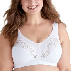 Swegmark BH Treasure Soft Bra Weiß Baumwolle E 100 Damen